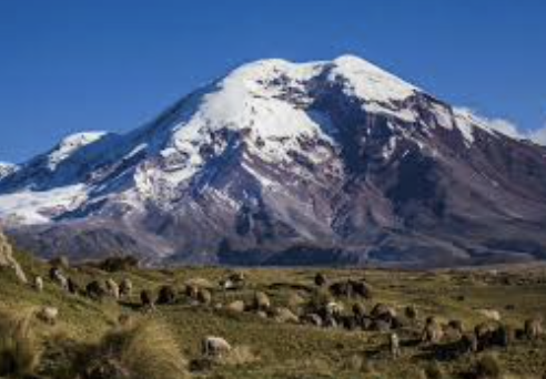 Vista del volcán Chimborazo